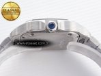 Cartier Santos de Cartier 35mm SS 2018 BVF 1:1 Best Edition White Dial on SS SmartLinks Bracelet MIYOTA 9015 V2 - Görsel 14