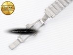 Cartier Santos de Cartier 35mm SS 2018 BVF 1:1 Best Edition White Dial on SS SmartLinks Bracelet MIYOTA 9015 V2 - Görsel 20