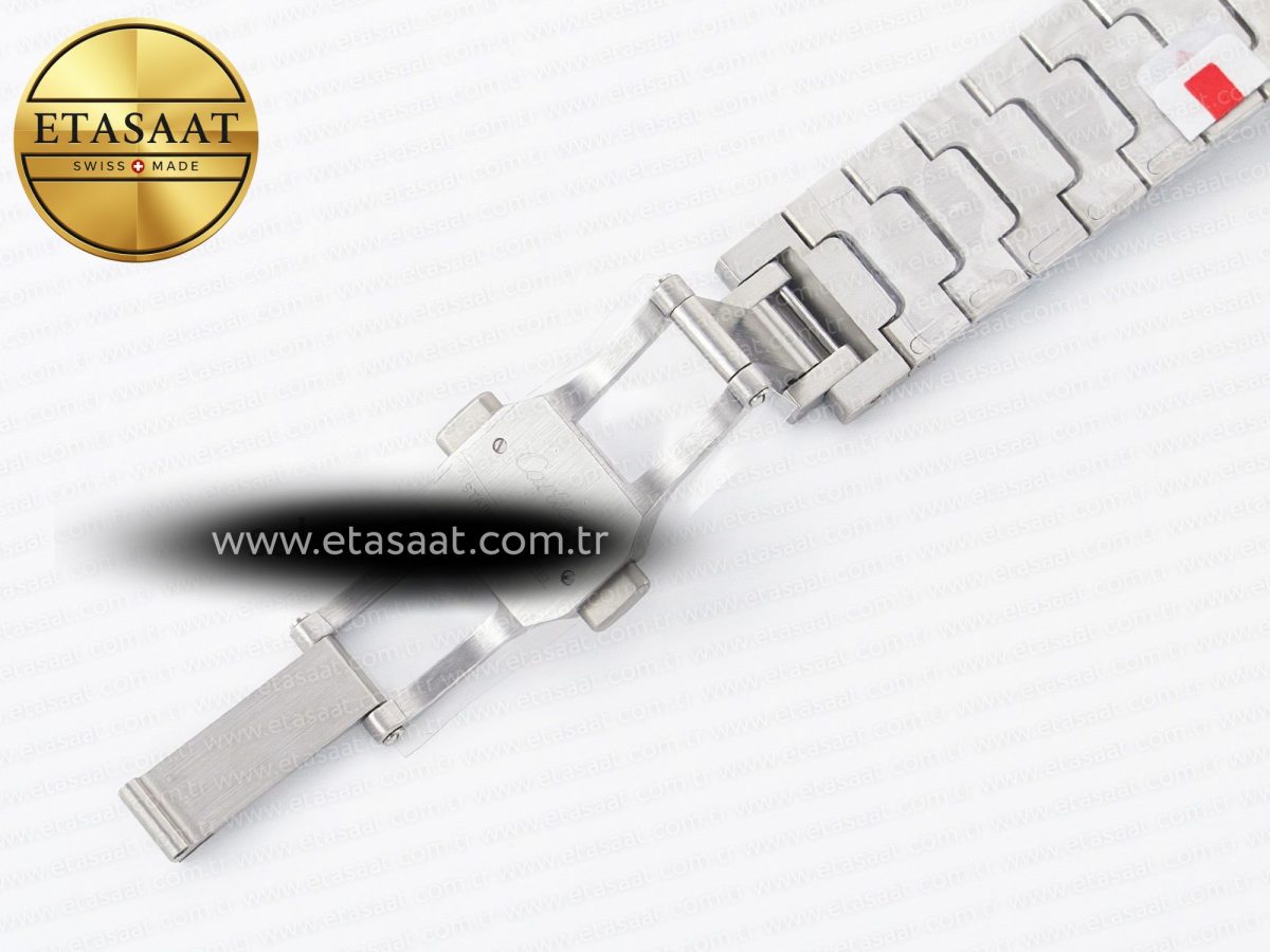 Cartier Santos de Cartier 35mm SS 2018 BVF 1:1 Best Edition White Dial on SS SmartLinks Bracelet MIYOTA 9015 V2 - Görsel 21