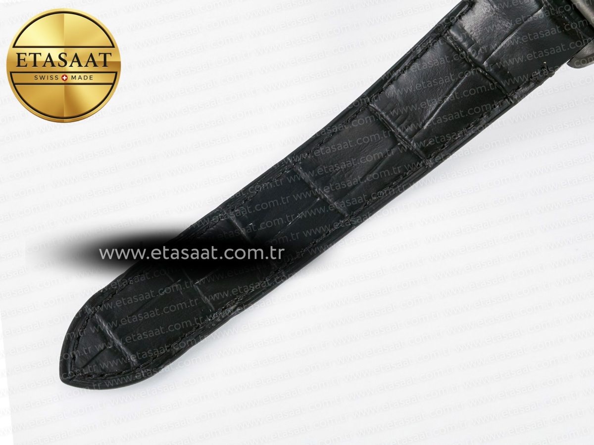 Cartier Santos de Cartier 40mm 2018 BVF 1:1 Best Edition Black Dial on Black Leathr Strap MIYOTA 9015 - Görsel 16