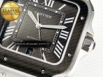 Cartier Santos de Cartier 40mm 2018 BVF 1:1 Best Edition Gray Bezel Gray Dial on SS SmartLinks Bracelet MIYOTA 9015 - Görsel 11
