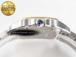Cartier Santos de Cartier 40mm 2018 BVF 1:1 Best Edition YG Bezel White Dial on SS SmartLinks Bracelet MIYOTA 9015 - Görsel 14