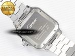 Cartier Santos de Cartier 40mm 2018 BVF 1:1 Best Edition YG Bezel White Dial on SS SmartLinks Bracelet MIYOTA 9015 - Görsel 16