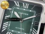 Cartier Santos de Cartier 40mm J12F 1:1 Best Edition Green Dial on SS SmartLinks Bracelet MIYOTA 9015 - Görsel 10