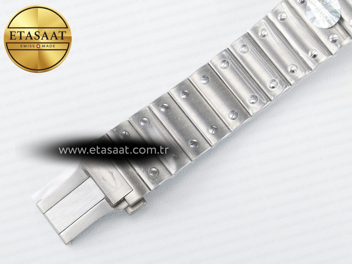 Cartier Santos de Cartier 40mm J12F 1:1 Best Edition Green Dial on SS SmartLinks Bracelet MIYOTA 9015 - Görsel 18