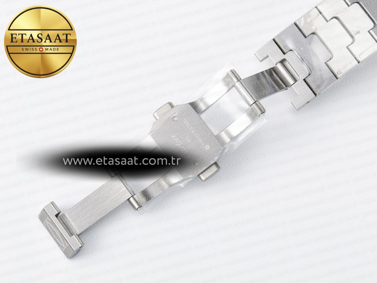 Cartier Santos de Cartier 40mm J12F 1:1 Best Edition Green Dial on SS SmartLinks Bracelet MIYOTA 9015 - Görsel 20