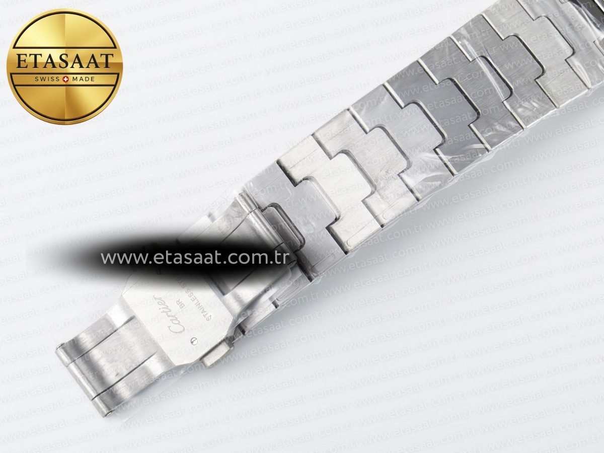 Cartier Santos de Cartier 40mm J12F 1:1 Best Edition White Dial on SS SmartLinks Bracelet MIYOTA 9015 - Görsel 18
