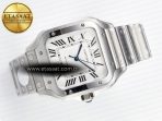 Cartier Santos de Cartier 40mm J12F 1:1 Best Edition White Dial on SS SmartLinks Bracelet MIYOTA 9015 - Görsel 8
