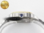 Cartier Santos de Cartier 40mm J12F 1:1 Best Edition YG Bezel White Dial on SS SmartLinks Bracelet MIYOTA 9015 - Görsel 13