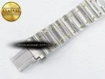 Cartier Santos de Cartier 40mm J12F 1:1 Best Edition YG Bezel White Dial on SS SmartLinks Bracelet MIYOTA 9015 - Görsel 17