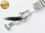 Cartier Santos de Cartier 40mm J12F 1:1 Best Edition YG Bezel White Dial on SS SmartLinks Bracelet MIYOTA 9015 - Görsel 20