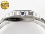 Cartier Santos de Cartier 40mm SS 2018 BVF 1:1 Best Edition Blue Dial on SS SmartLinks Bracelet MIYOTA 9015 V2 - Görsel 14