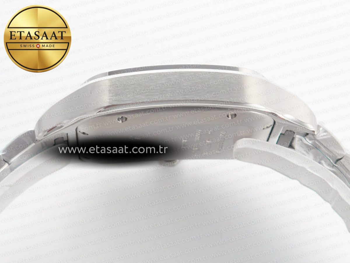 Cartier Santos de Cartier 40mm SS BVF 1:1 Best Edition White Dial on SS Bracelet MIYOTA 9015 - Görsel 13