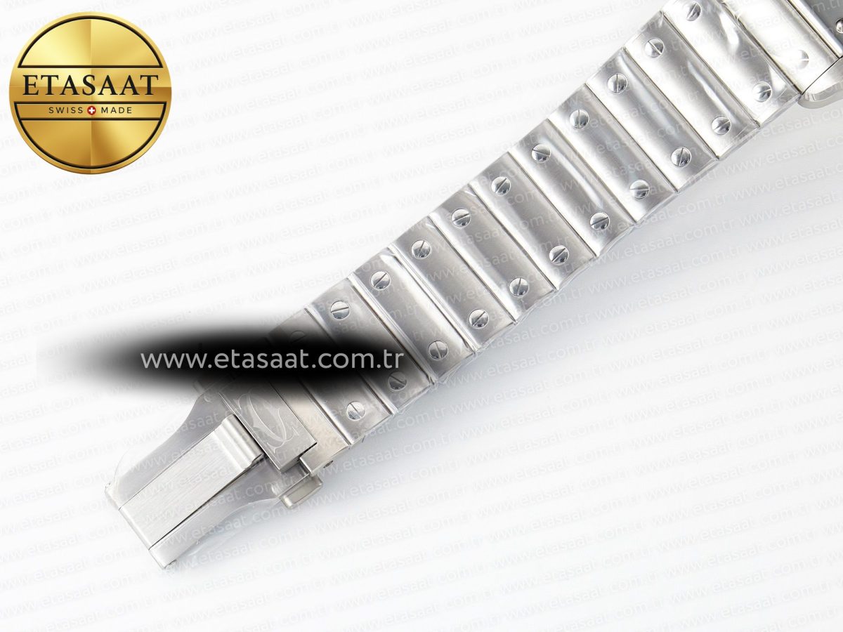 Cartier Santos de Cartier 40mm SS BVF 1:1 Best Edition White Dial on SS Bracelet MIYOTA 9015 - Görsel 18