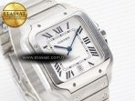 Cartier Santos de Cartier 40mm SS BVF 1:1 Best Edition White Dial on SS Bracelet MIYOTA 9015 - Görsel 7