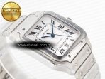Cartier Santos de Cartier 40mm SS BVF 1:1 Best Edition White Dial on SS Bracelet MIYOTA 9015 - Görsel 8