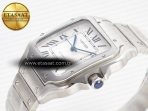 Cartier Santos de Cartier 40mm SS BVF 1:1 Best Edition White Dial on SS Bracelet MIYOTA 9015 - Görsel 9