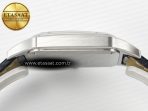 Cartier Santos Dumont 31.4mm IWSF Best Edition Silver Dial on Black Leather Strap Quartz - Görsel 12
