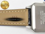Cartier Santos Dumont 31.4mm IWSF Best Edition Silver Dial on Black Leather Strap Quartz - Görsel 16
