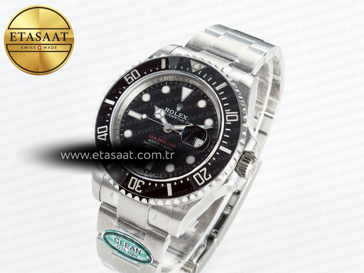 Rolex Sea-Dweller 126600 Clean 1:1 Best Edition 904L SS Case and Bracelet VR3235 - Görsel 1