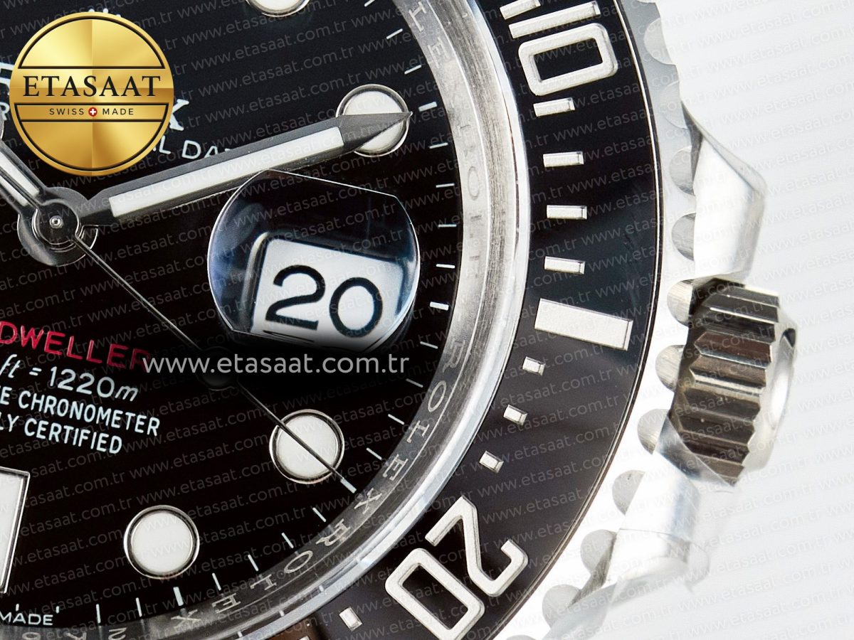 Rolex Sea-Dweller 126600 Clean 1:1 Best Edition 904L SS Case and Bracelet VR3235 - Görsel 12