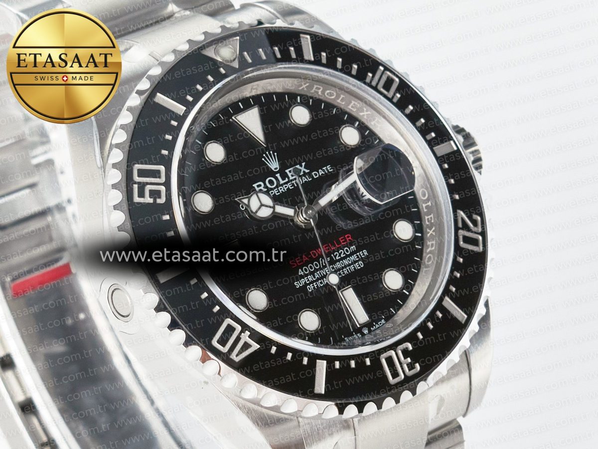 Rolex Sea-Dweller 126600 Clean 1:1 Best Edition 904L SS Case and Bracelet VR3235 - Görsel 5