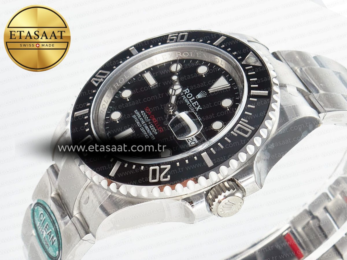 Rolex Sea-Dweller 126600 Clean 1:1 Best Edition 904L SS Case and Bracelet VR3235 - Görsel 6