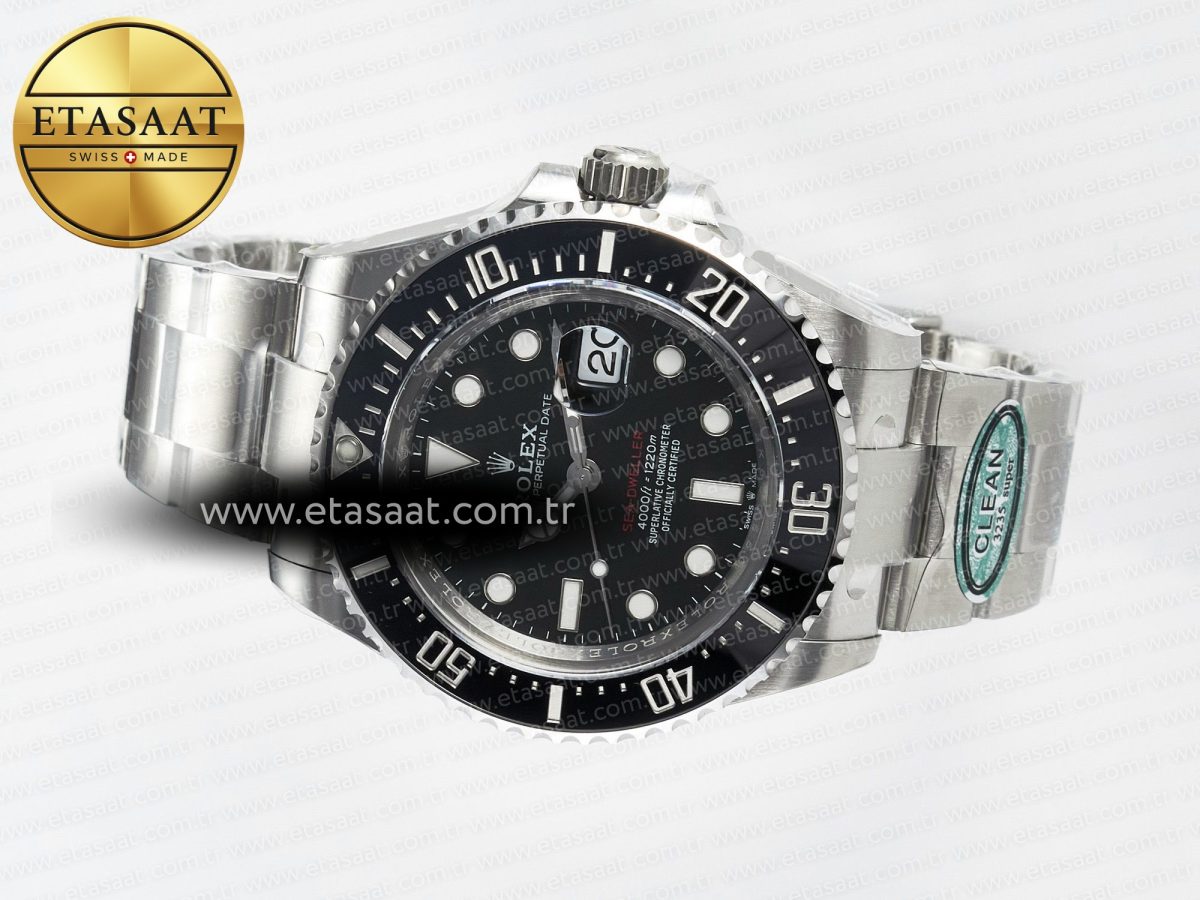 Rolex Sea-Dweller 126600 Clean 1:1 Best Edition 904L SS Case and Bracelet VR3235 - Görsel 9