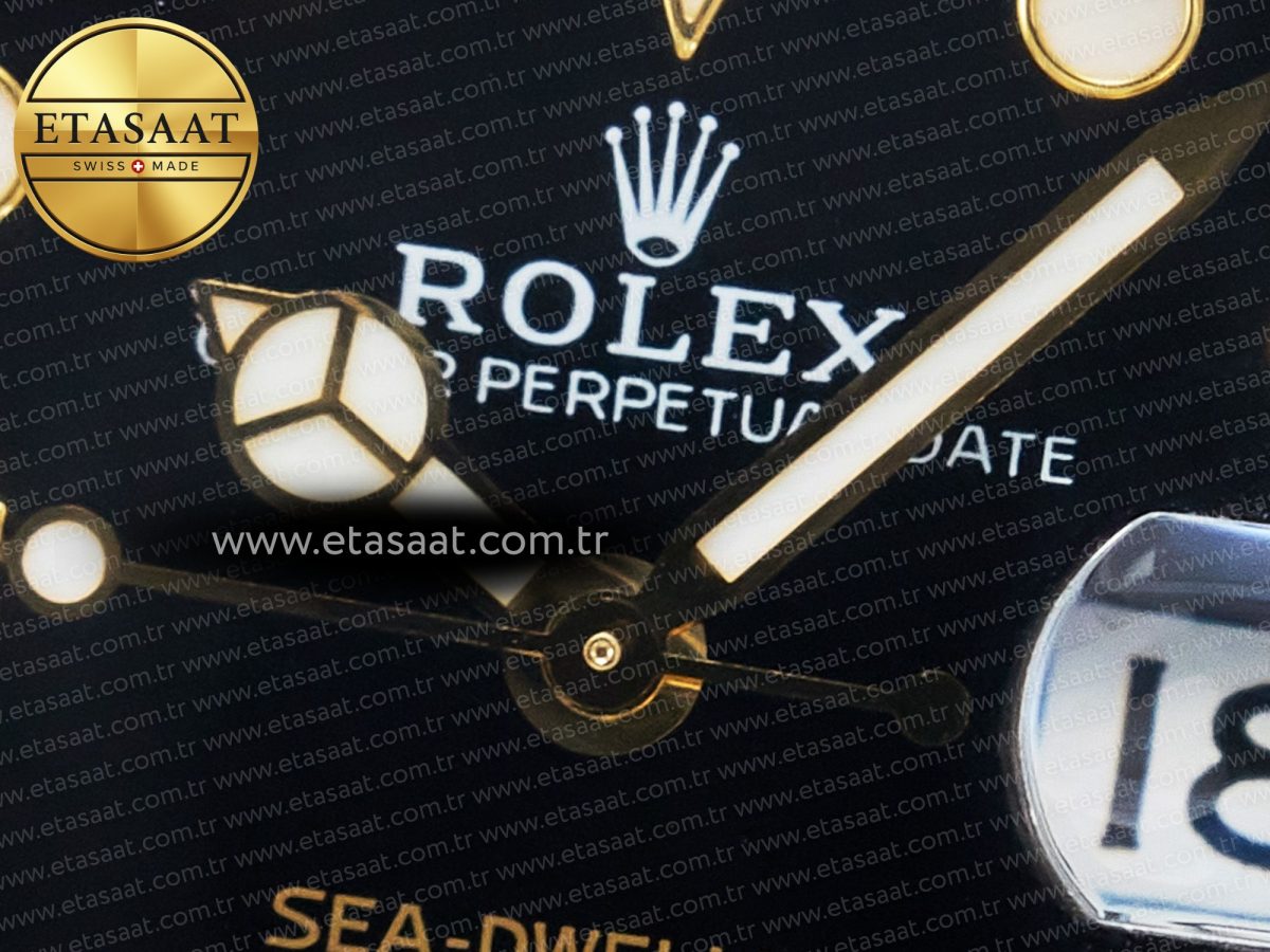 Rolex Sea-Dweller 126603 APF Best Edition Black Dial on SS/YG Bracelet VR3235 - Görsel 10