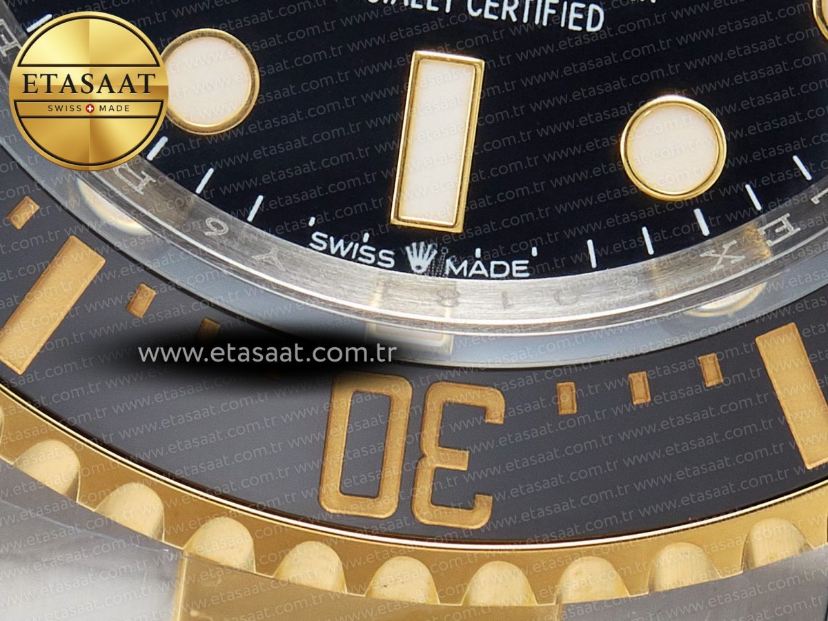 Rolex Sea-Dweller 126603 APF Best Edition Black Dial on SS/YG Bracelet VR3235 - Görsel 13