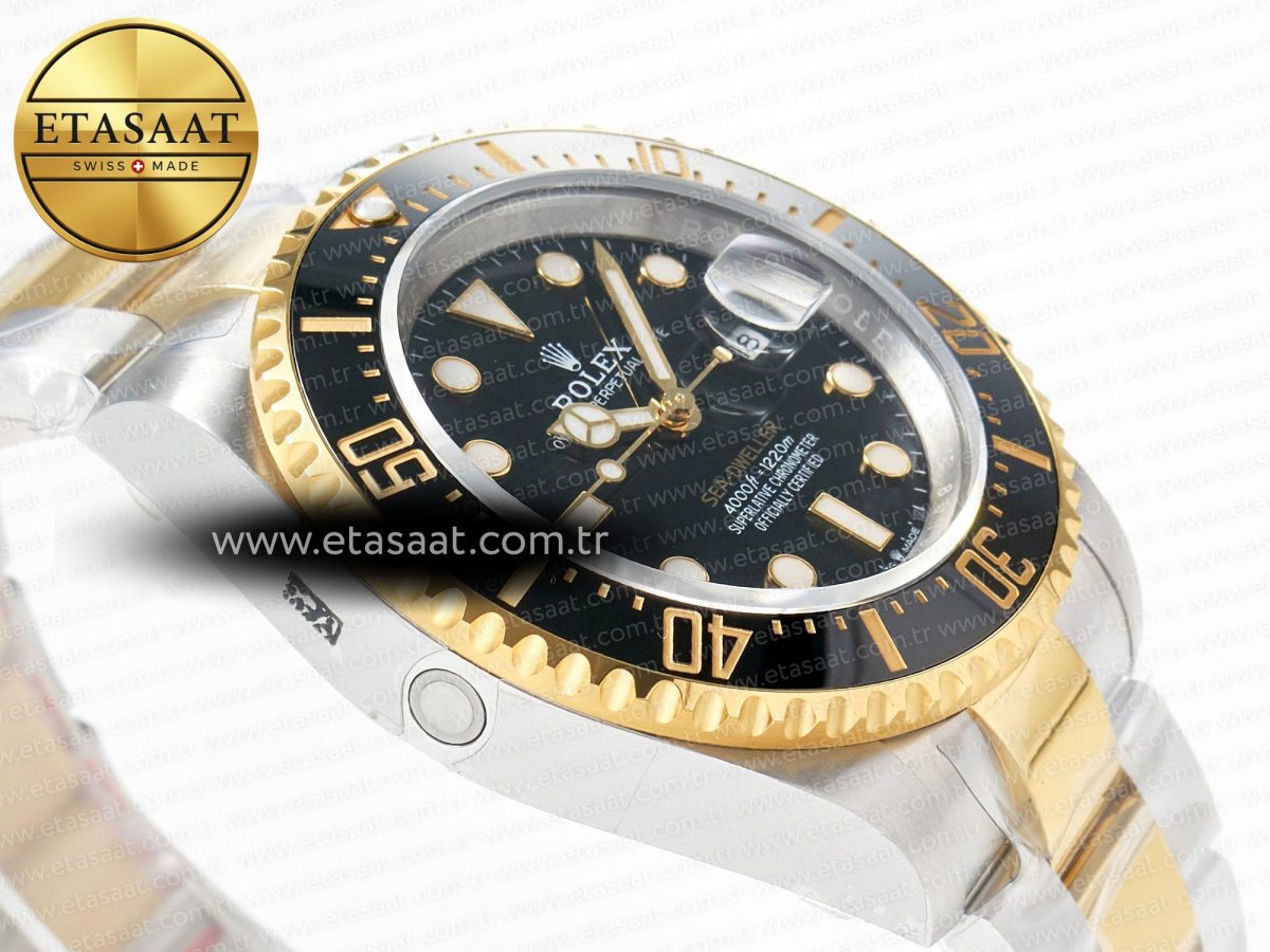 Rolex Sea-Dweller 126603 APF Best Edition Black Dial on SS/YG Bracelet VR3235 - Görsel 7