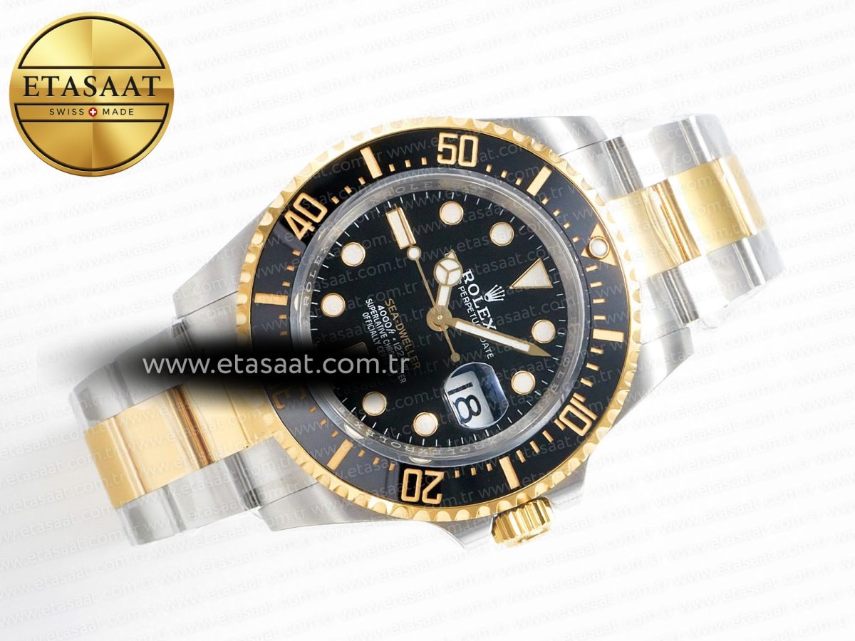 Rolex Sea-Dweller 126603 APF Best Edition Black Dial on SS/YG Bracelet VR3235 - Görsel 8
