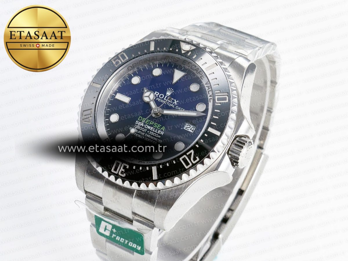 Rolex Sea-Dweller 126660 ‘D-Blue’ C+F 1:1 Best Edition 904L SS Case and Bracelet VR3235 - Görsel 1