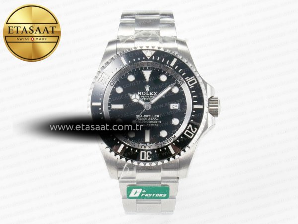 Rolex Sea-Dweller 126660 LN C+F VR3235 Eta Saat - 1:1 Süper Klon Replika Saat