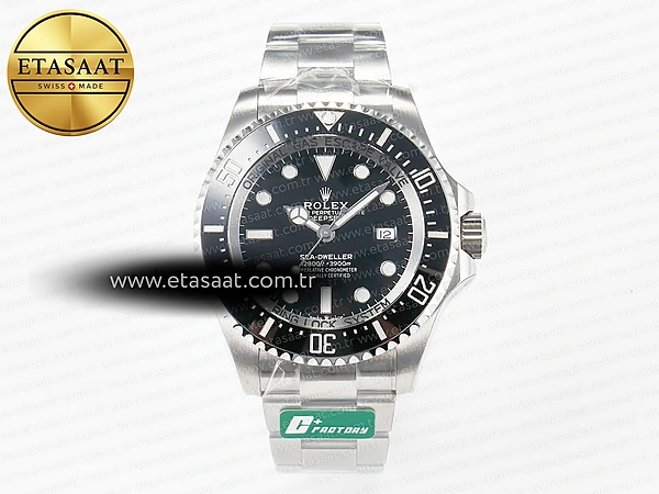 Rolex Sea-Dweller 126660 LN C+F VR3235 Eta Saat - 1:1 Süper Klon Replika Saat