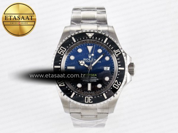 Rolex Sea-Dweller 126660 ‘D-Mavi’ C+F VR3235 Eta Saat - 1:1 Süper Klon Replika Saat