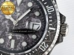 Rolex Sea Dweller 43mm Black Carbon Best Edition Gray Dial on Gray Nylon Strap A2824 - Görsel 12