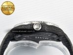 Rolex Sea Dweller 43mm Black Carbon Best Edition Gray Dial on Gray Nylon Strap A2824 - Görsel 15