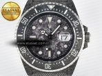 Rolex Sea Dweller 43mm Black Carbon Best Edition Gray Dial on Gray Nylon Strap A2824 - Görsel 4