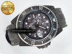 Rolex Sea Dweller 43mm Black Carbon Best Edition Gray Dial on Gray Nylon Strap A2824 - Görsel 8