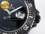 Rolex Sea Dweller 43mm Carbon DIWF Best Edition Black Dial on Black Nylon Strap A2824 - Görsel 12