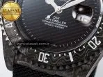 Rolex Sea Dweller 43mm Carbon DIWF Best Edition Black Dial on Black Nylon Strap A2824 - Görsel 13