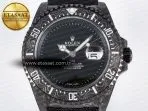 Rolex Sea Dweller 43mm Carbon DIWF Best Edition Black Dial on Black Nylon Strap A2824 - Görsel 4