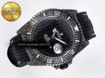 Rolex Sea Dweller 43mm Carbon DIWF Best Edition Black Dial on Black Nylon Strap A2824 - Görsel 8