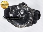 Rolex Sea Dweller 43mm Carbon DIWF Best Edition Black Dial on Black Nylon Strap A2824 - Görsel 9