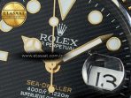 Rolex Sea Dweller 43mm Carbon Best Edition Black Dial Bezel on Black Nylon Strap A2824 - Görsel 11