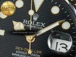 Rolex Sea Dweller 43mm Carbon Best Edition Black Dial Bezel on Black Nylon Strap A2824 - Görsel 11