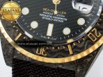 Rolex Sea Dweller 43mm Carbon Best Edition Black Dial Bezel on Black Nylon Strap A2824 - Görsel 13