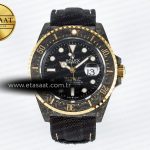 Rolex Sea Dweller 43mm Karbon Siyah Kadran A2824 Eta Saat - Görsel 3 - 1:1 Süper Klon Saat