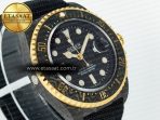 Rolex Sea Dweller 43mm Carbon Best Edition Black Dial Bezel on Black Nylon Strap A2824 - Görsel 5